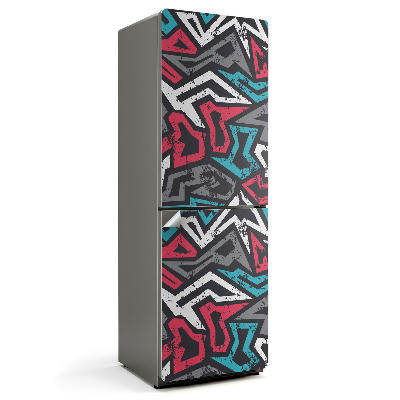 Nalepka na lodówkę Dynamiczne wzory geometryczne