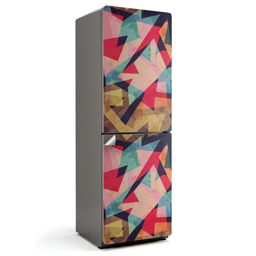 Okleina na lodówkę Abstrakcyjne kształty i linie