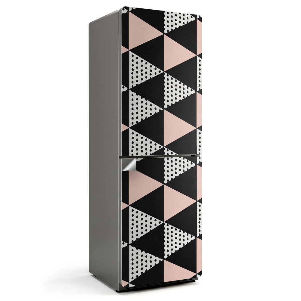 Nalepka na lodówkę Geometryczny wzór trójkątów