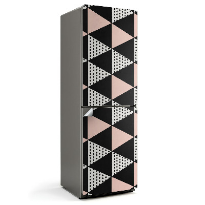 Nalepka na lodówkę Geometryczny wzór trójkątów