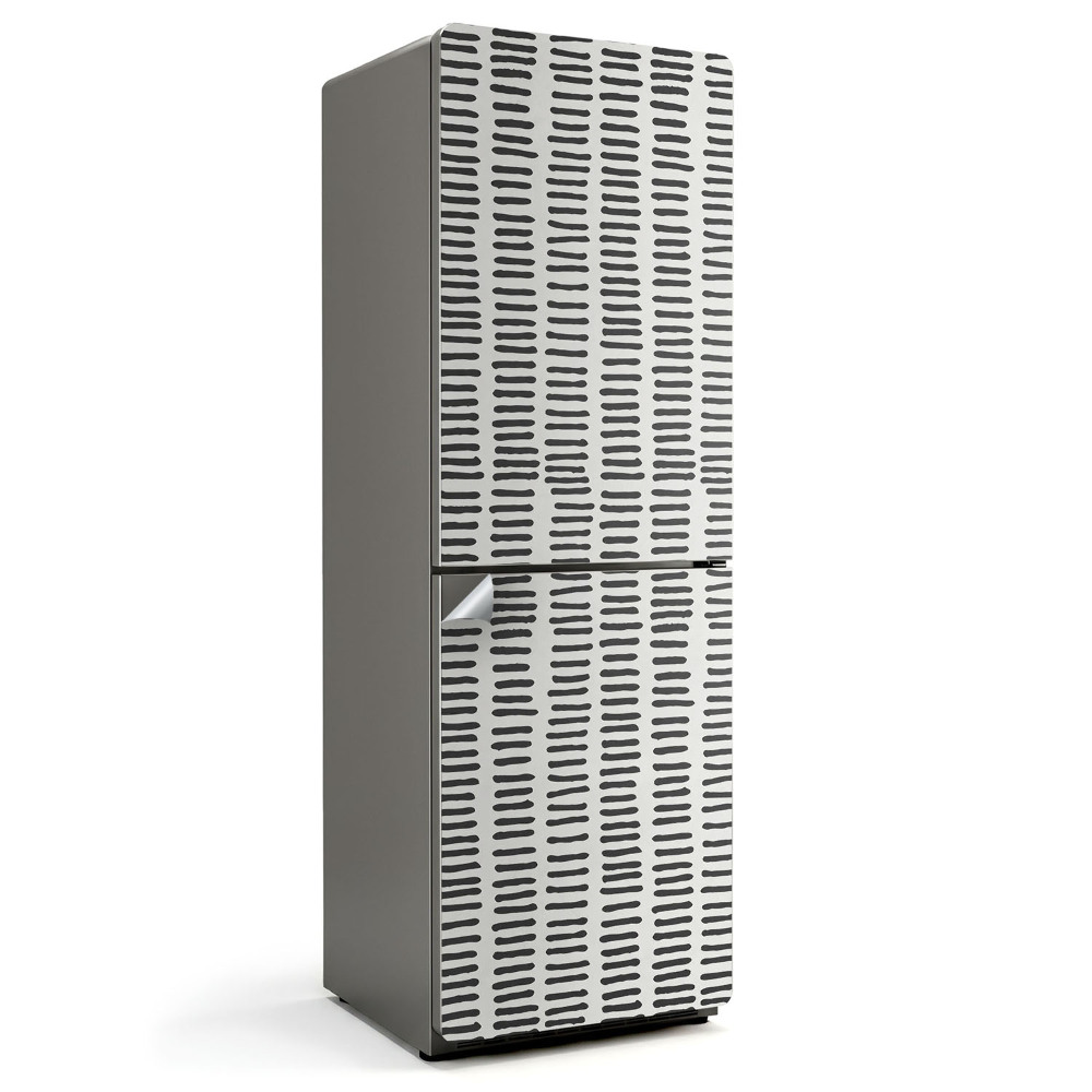 Okleina na lodówkę Linie w regularnym układzie