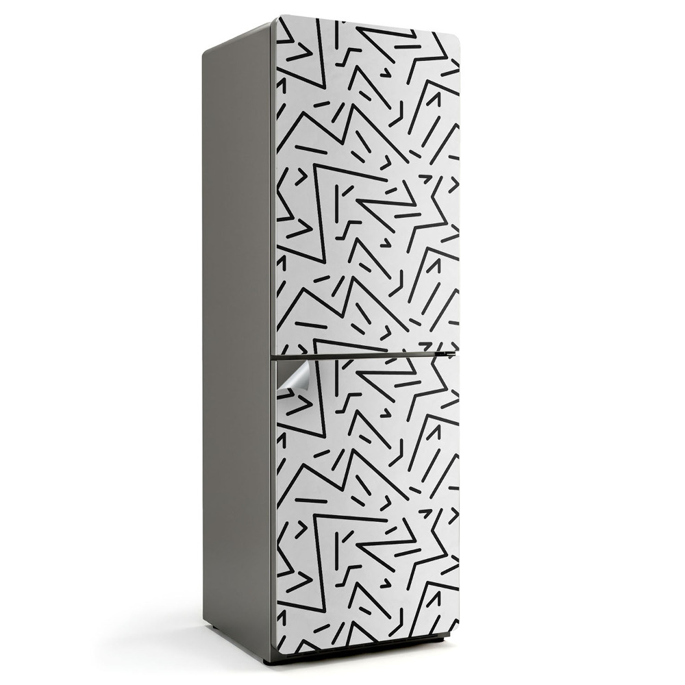 Naklejka na lodówkę Dynamiczny wzór linii