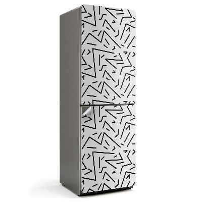 Naklejka na lodówkę Dynamiczny wzór linii