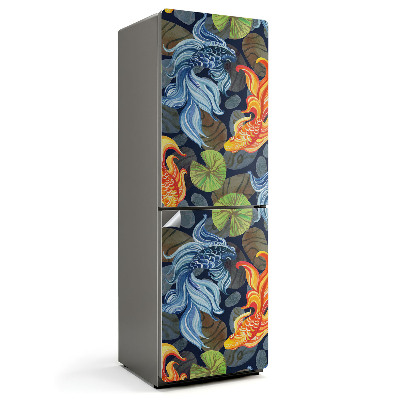 Nalepka na lodówkę Wzór z wodnymi motywami