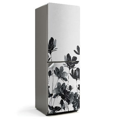 Nalepka na lodówkę Cień kwiatowego motywu