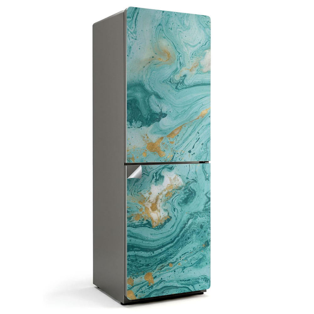 Nalepka na lodówkę Abstrakcyjny wzór płynny