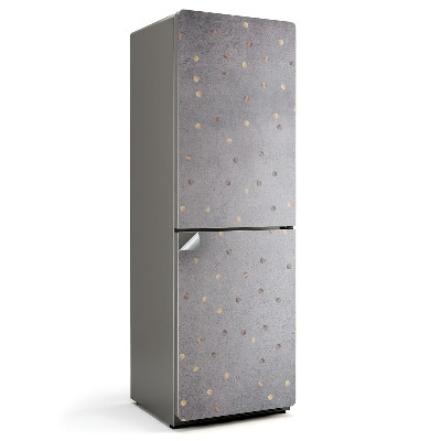 Okleina na lodówkę Rozproszone drobne kółka