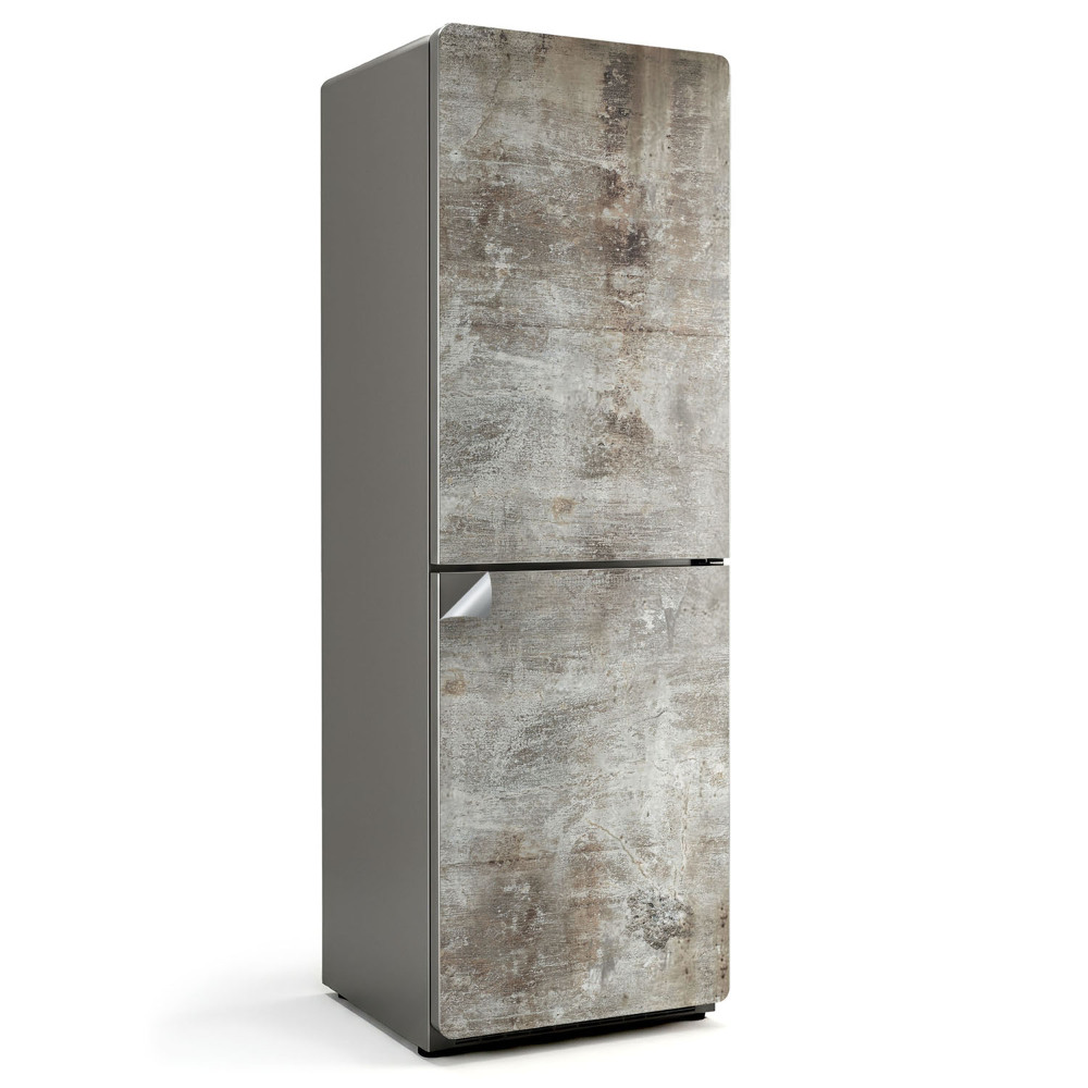 Naklejka na lodówkę Tekstura surowego betonu