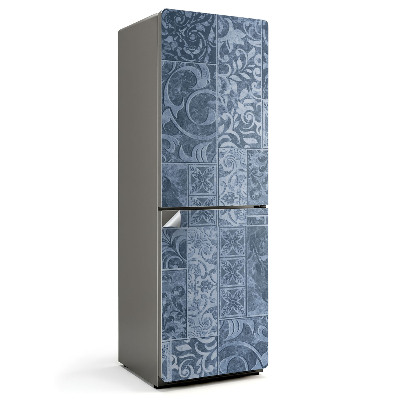 Nalepka na lodówkę Wzór z ornamentami i płytkami