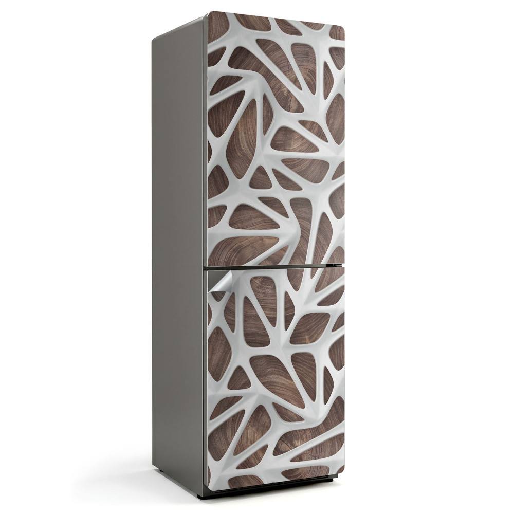 Okleina na lodówkę Ażurowy abstrakcyjny wzór