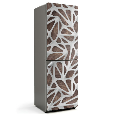 Okleina na lodówkę Ażurowy abstrakcyjny wzór