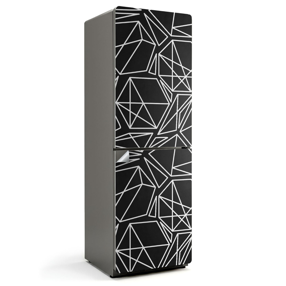 Naklejka na lodówkę Abstrakcyjny wzór geometryczny