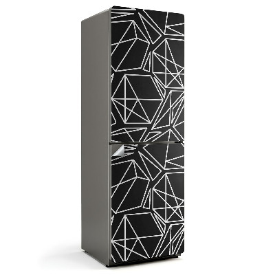 Naklejka na lodówkę Abstrakcyjny wzór geometryczny