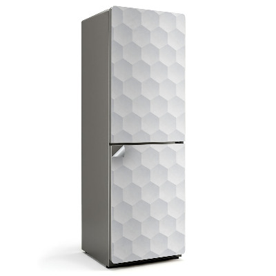 Nalepka na lodówkę Wzór heksagonalny 3D