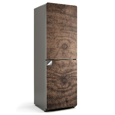 Nalepka na lodówkę Tekstura drewna z słojami