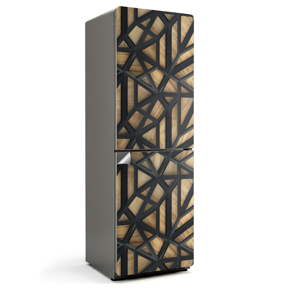 Naklejka na lodówkę Abstrakcyjny ażurowy wzór