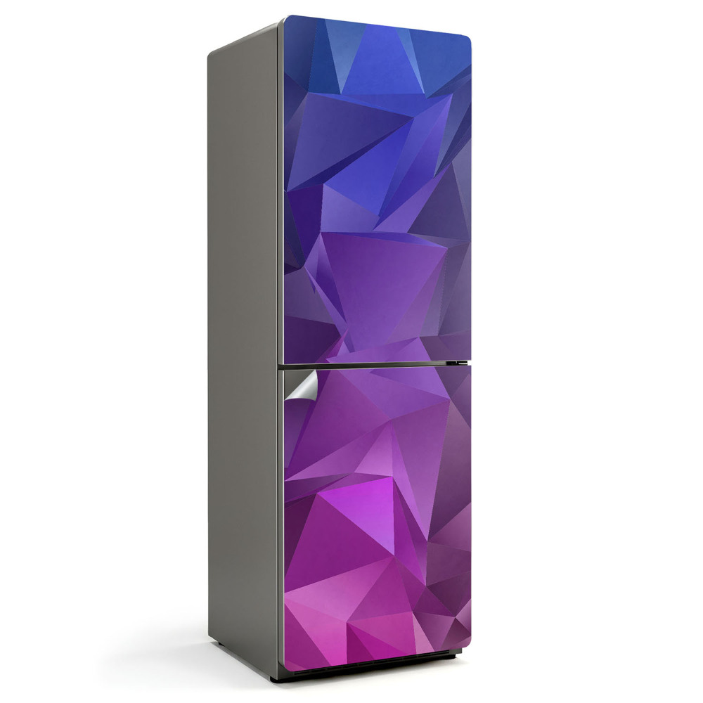 Okleina na lodówkę Abstrakcyjny wzór wielokątów