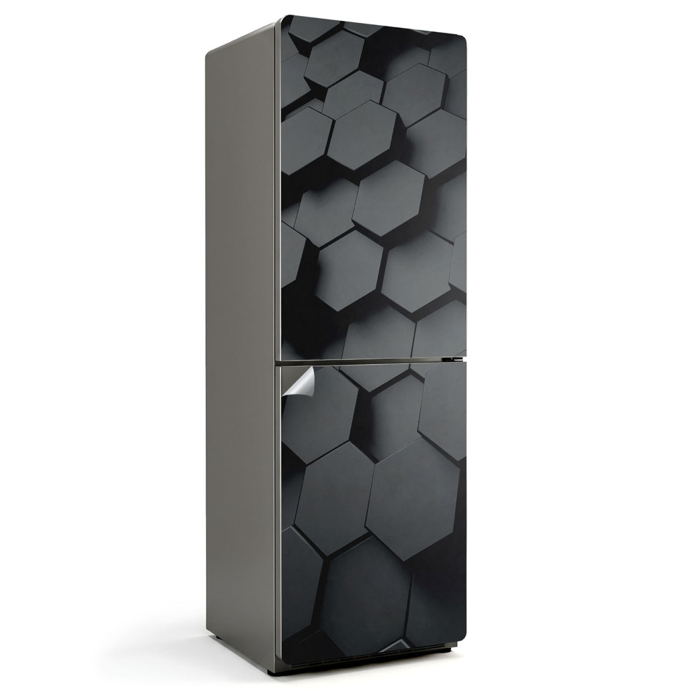 Naklejka na lodówkę Wzór heksagonalnych płytek