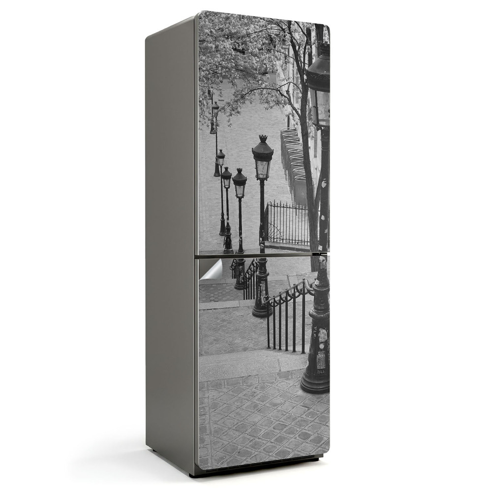 Naklejka na lodówkę Urokliwe latarnie w mieście