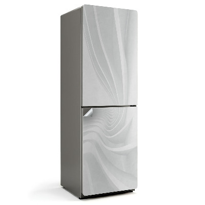 Okleina na lodówkę Futurystyczne fale materiału