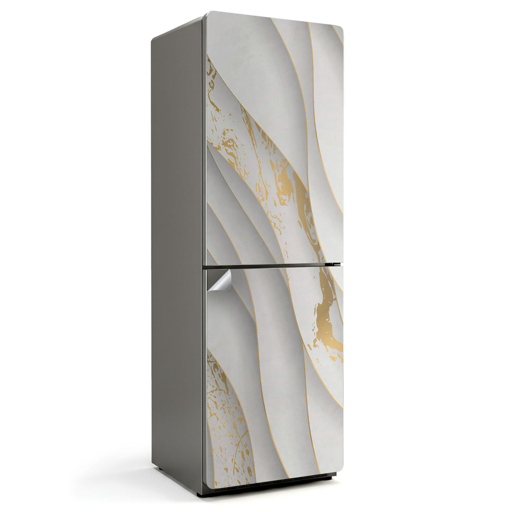 Nalepka na lodówkę Fale i tekstury w ruchu