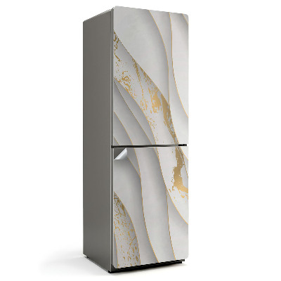 Nalepka na lodówkę Fale i tekstury w ruchu