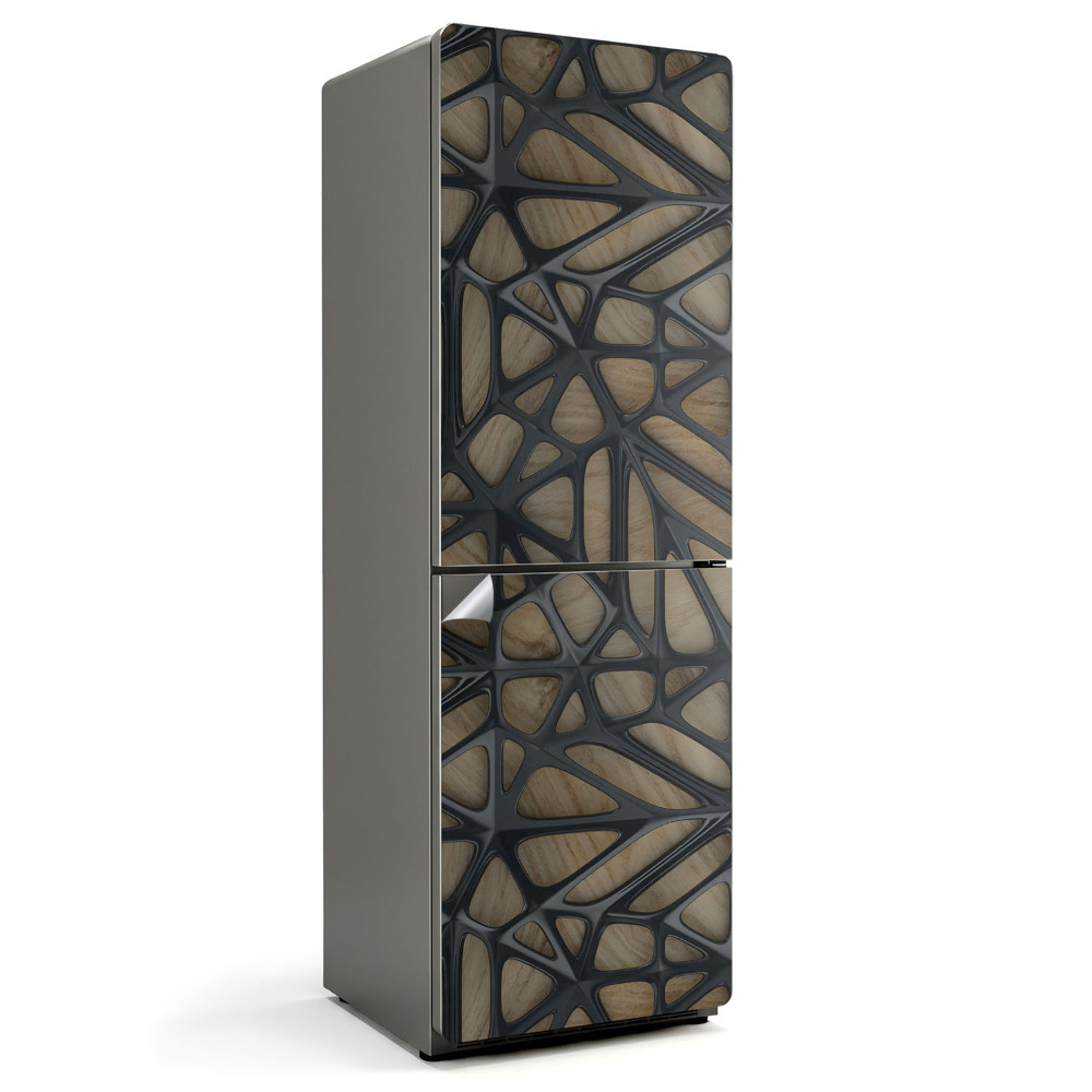 Naklejka na lodówkę Abstrakcyjny ażurowy wzór