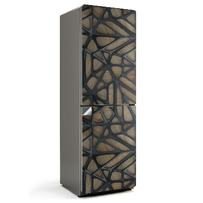 Naklejka na lodówkę Abstrakcyjny ażurowy wzór