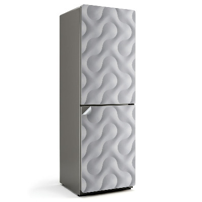 Naklejka na lodówkę Fale w delikatnym wzorze