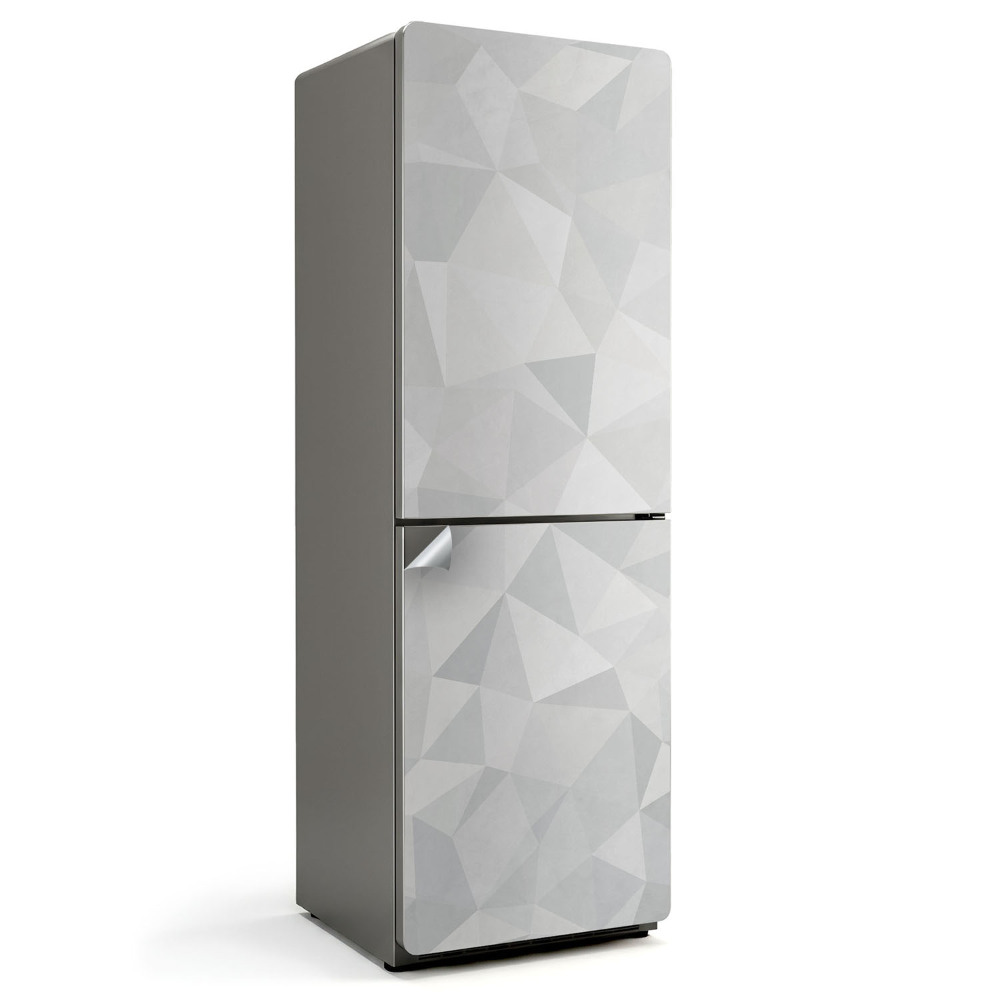 Nalepka na lodówkę Wzór wielokątów 3D
