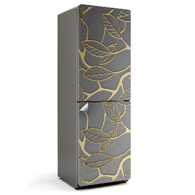 Nalepka na lodówkę Delikatny wzór liści i gałęzi