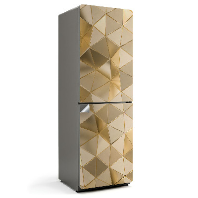 Okleina na lodówkę Geometria trójkątów 3D
