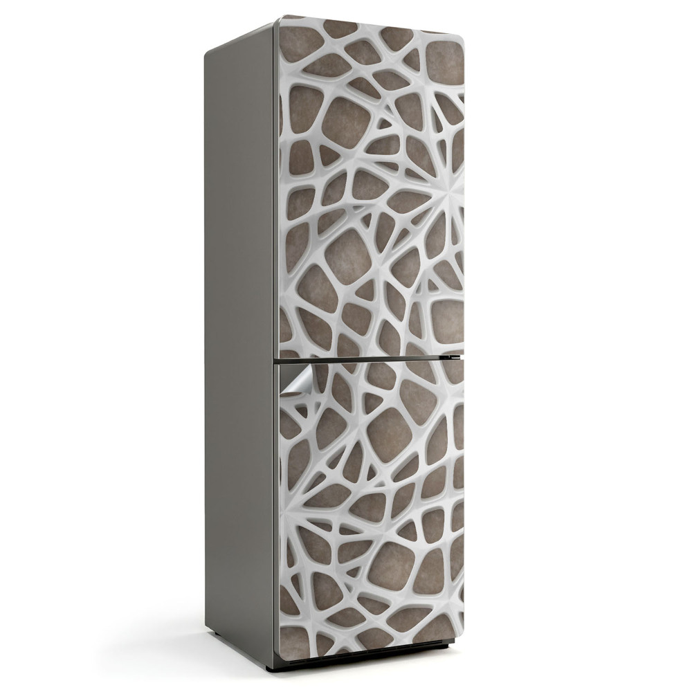 Okleina na lodówkę Abstrakcyjny wzór sieciowy