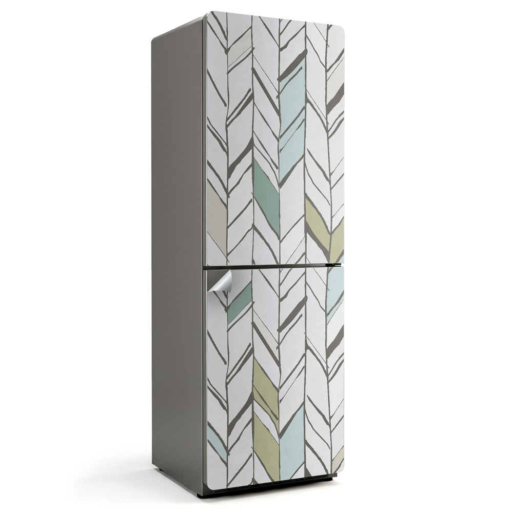 Okleina na lodówkę Delikatny Wzór geometryczny