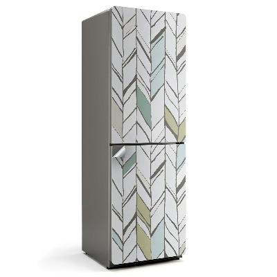 Okleina na lodówkę Delikatny Wzór geometryczny