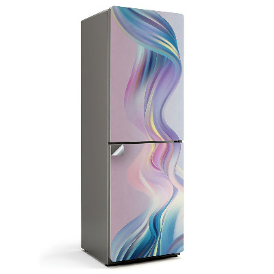 Nalepka na lodówkę Fale w pastelowych odcieniach