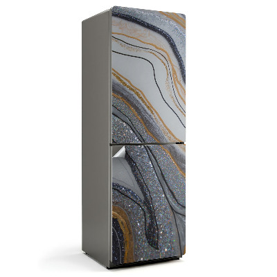 Nalepka na lodówkę Abstrakcyjne fale i linie