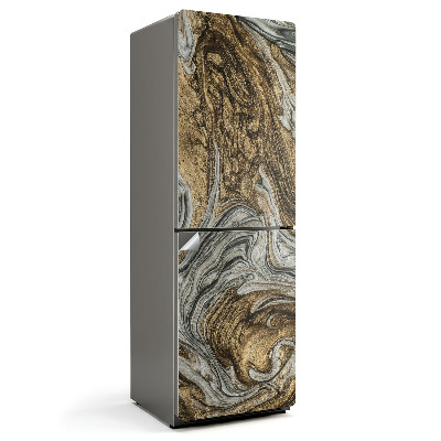 Nalepka na lodówkę Abstrakcyjne płynne fale