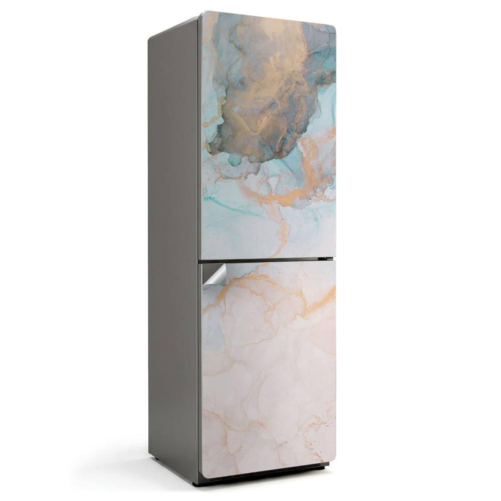 Naklejka na lodówkę Abstrakcyjny wzór z żyłkami