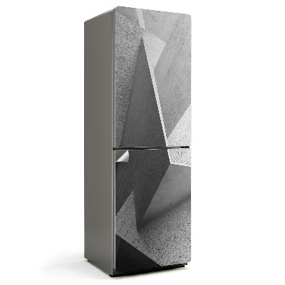 Nalepka na lodówkę Abstrakcyjna geometria 3D