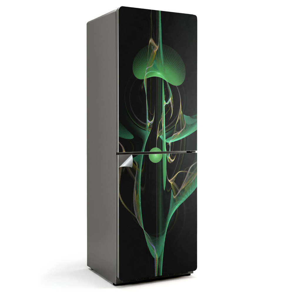 Naklejka na lodówkę Abstrakcyjny wzór falowy