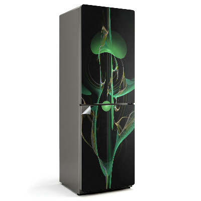 Naklejka na lodówkę Abstrakcyjny wzór falowy