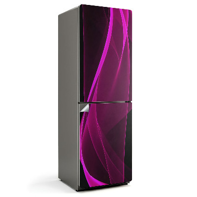 Okleina na lodówkę Fale dynamicznych linii