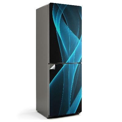 Naklejka na lodówkę Dynamiczne falujące linie