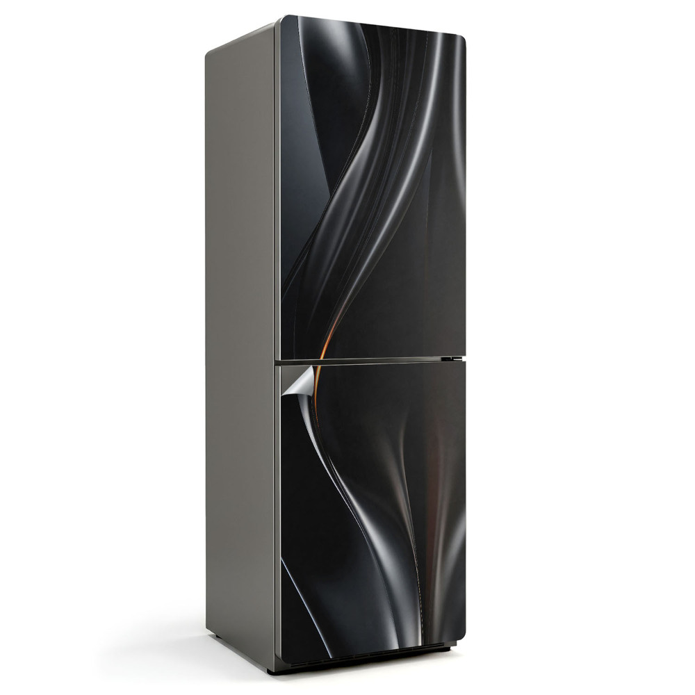 Nalepka na lodówkę Płynne fale i krzywizny