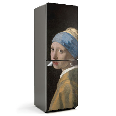 Nalepka na lodówkę Portret dziewczyny z perłą