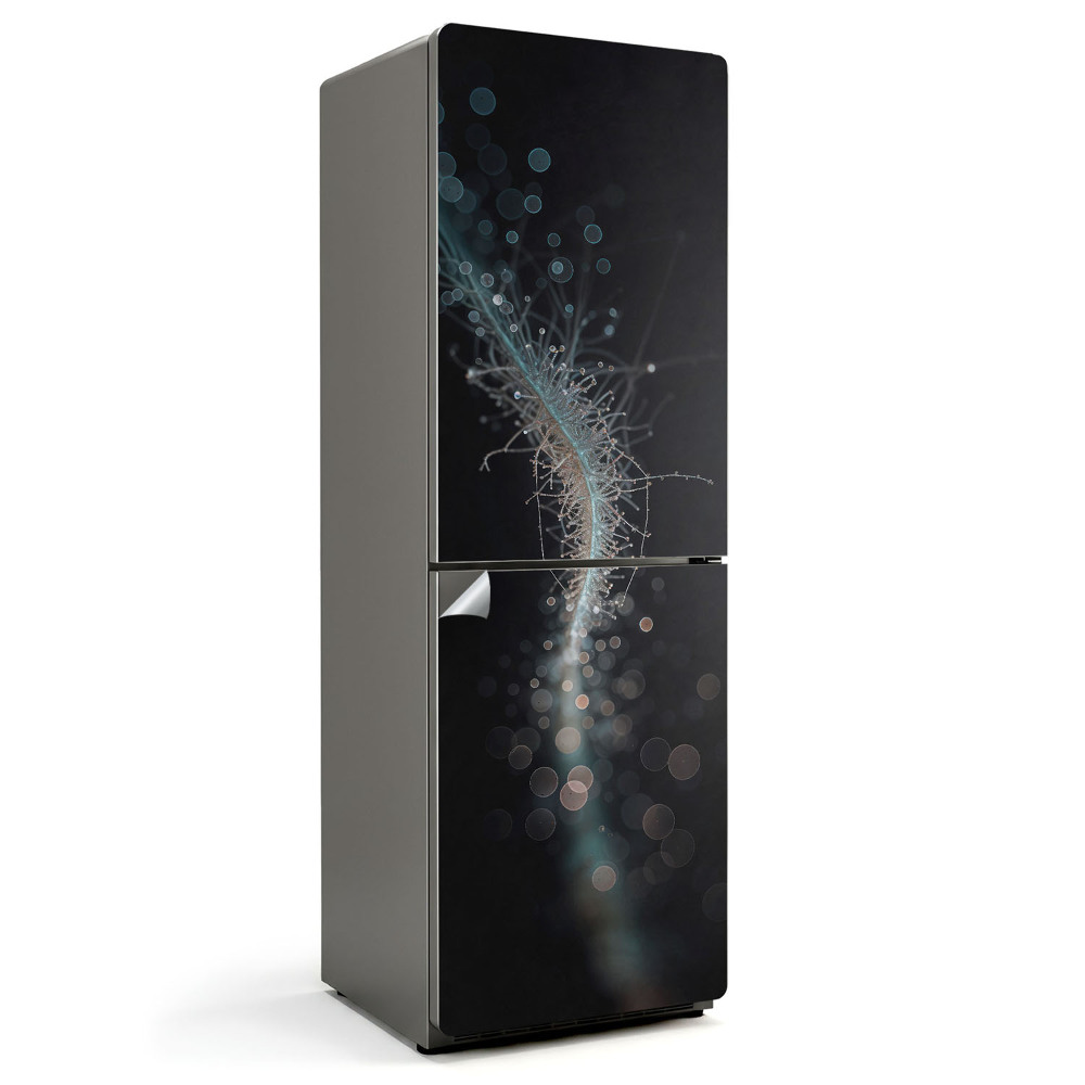 Nalepka na lodówkę Abstrakcyjny wzór z bąbelkami