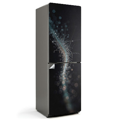 Nalepka na lodówkę Abstrakcyjny wzór z bąbelkami