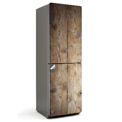 Naklejka na lodówkę Naturalny wzór drewna