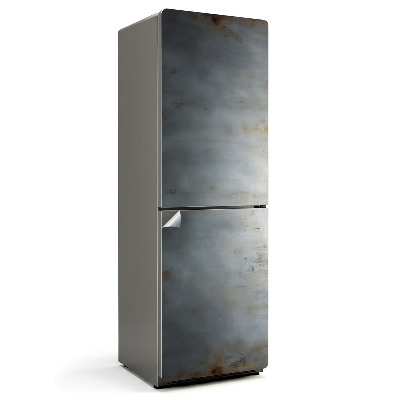 Okleina na lodówkę Tekstura metaliczna z rysami